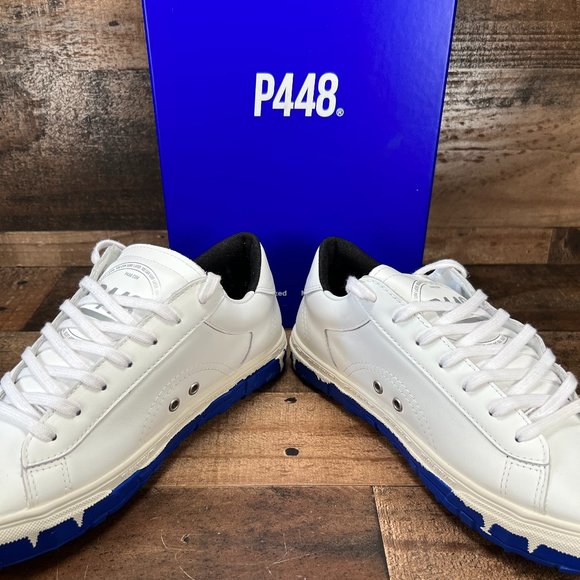 P448 CSL Low Top Leather Sneakers Size 38 / 7 US - Picture 5 of 10